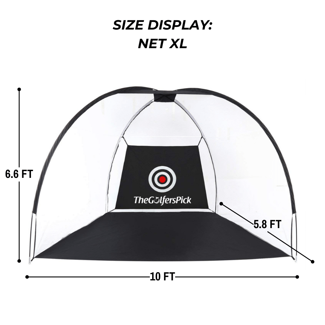 Golf Practice Net for Indoors and Outdoors