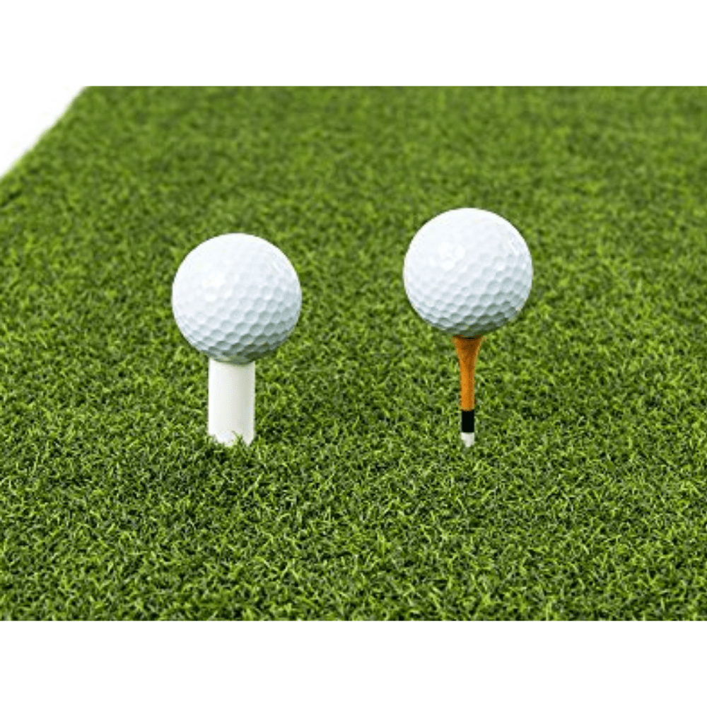 Golf Hitting Practice Mats 2in1 Premium Set | 3'x5' Golf Mat + 1.5'x2.5' Tri-Turf Mat - TheGolfersPick