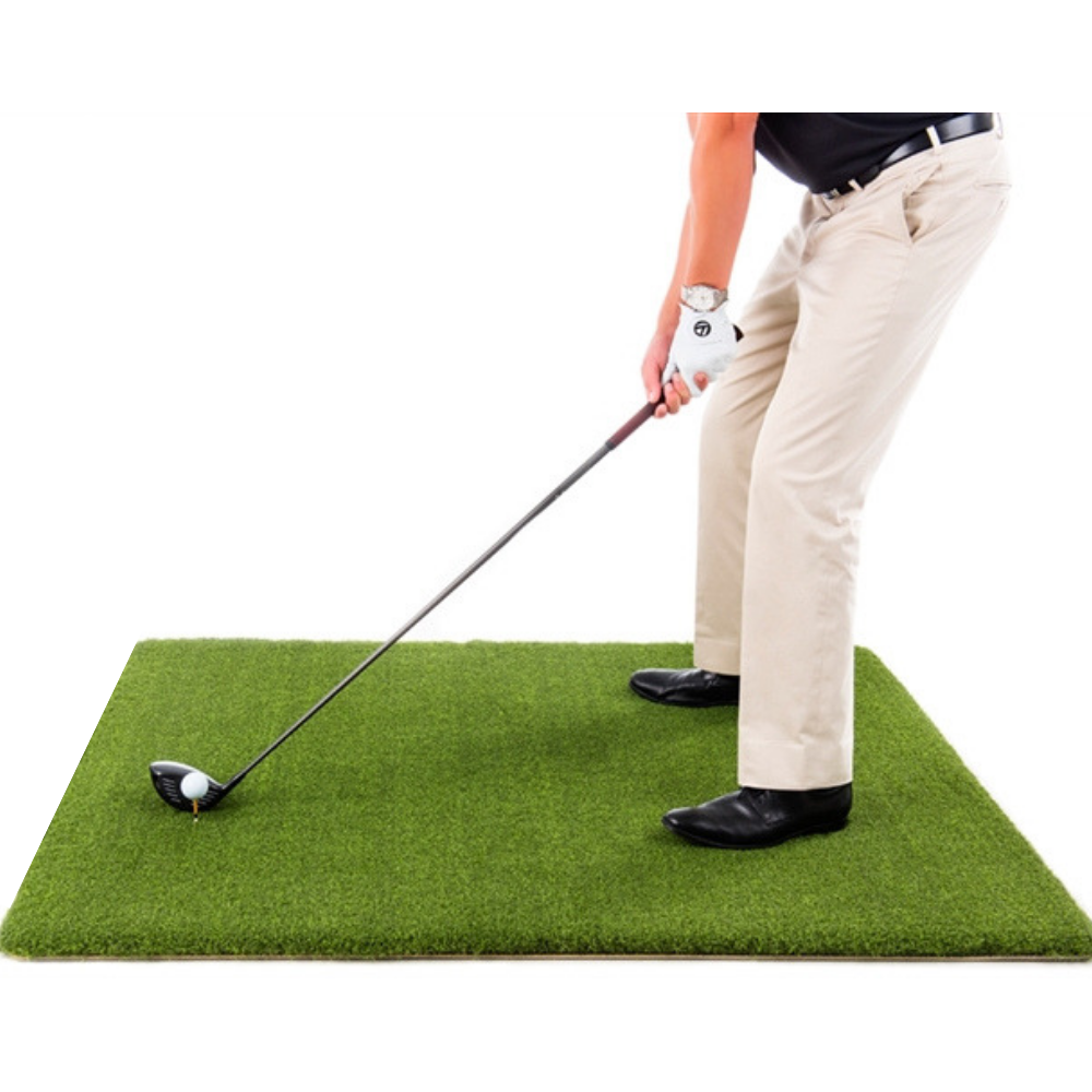 Golf Hitting Practice Mats 2in1 Premium Set | 3'x5' Golf Mat + 1.5'x2.5' Tri-Turf Mat - TheGolfersPick