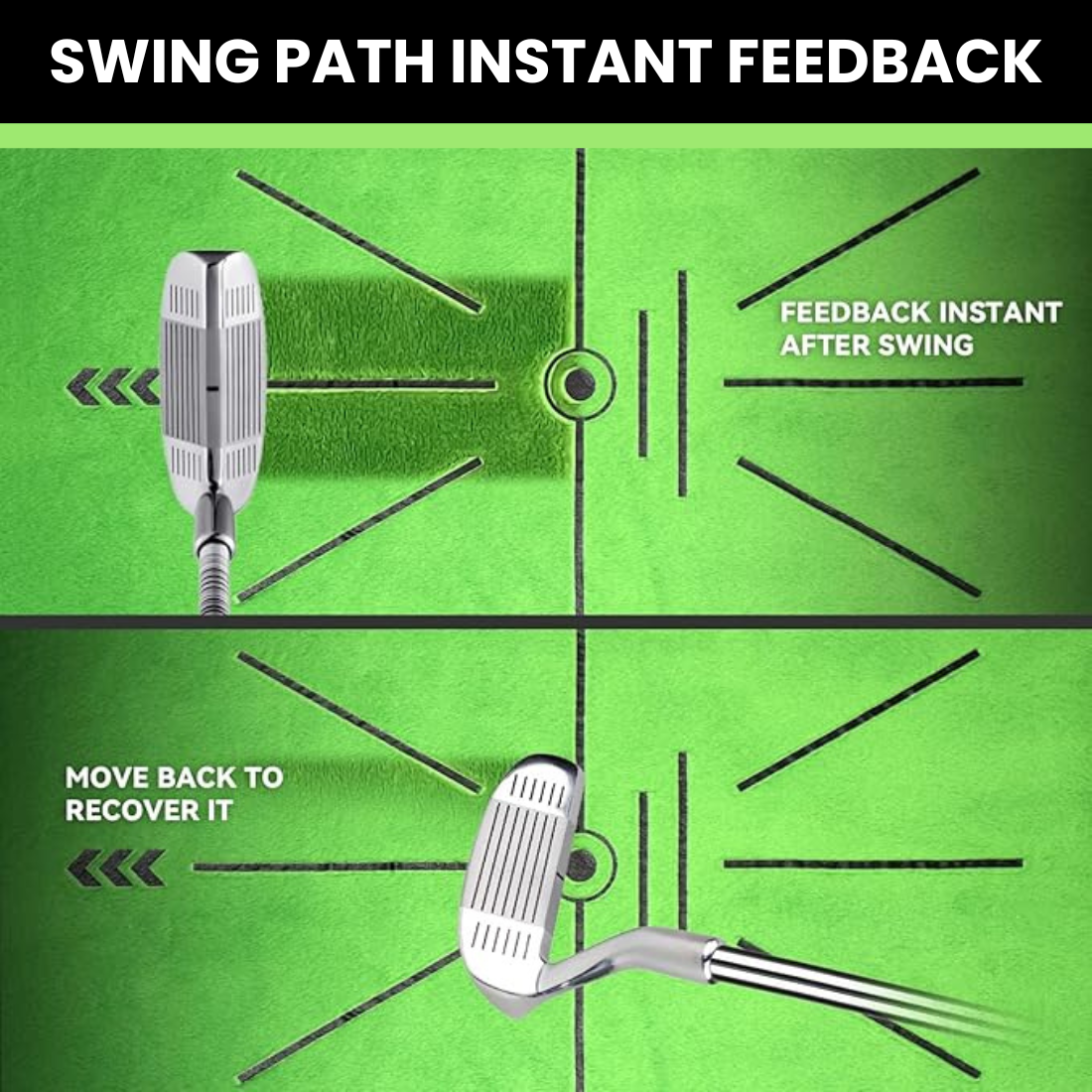 TGP StrikePro Golf Mat For Swing Path Feedback