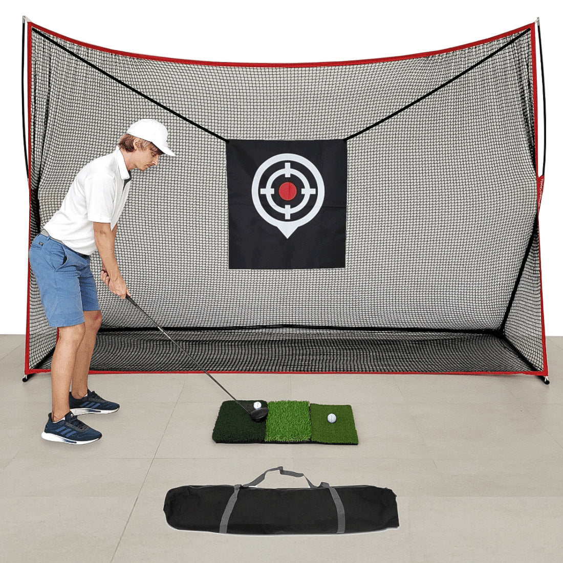 FRANKTECH Golf Hitting Net Heavy Duty Golf Practice newest Net for Backyard Driving