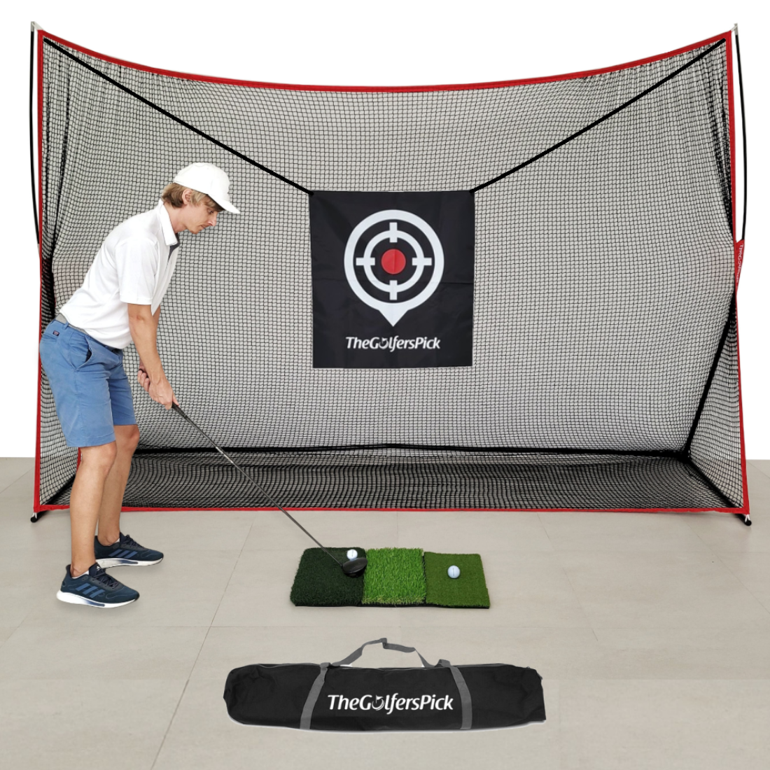 ZENY Golf Net 10x7 feet Golf Hitting Net for Backyard Driving Range, Indoor  Outdoor, Garage Golf Practice Net with Carrying Bag