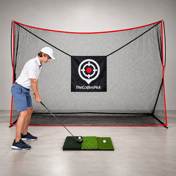 Golf Net Pro 10x7 ft – Complete Backyard & Garage Practice System