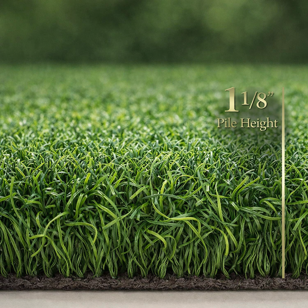 LaunchLine Pro™ 5'x10' Simulator-Grade Golf Mat – 1 1/8" Performance Turf
