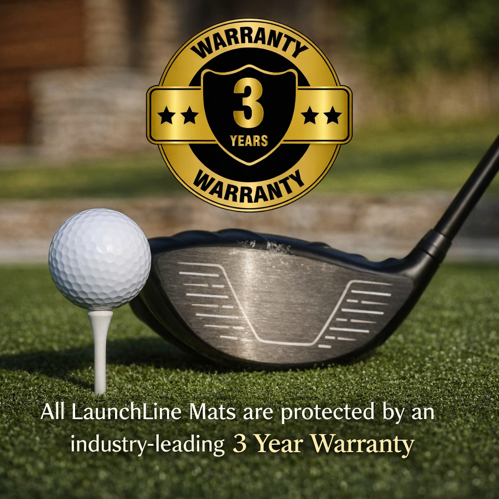 LaunchLine Pro™ 5'x10' Simulator-Grade Golf Mat – 1 1/8" Performance Turf