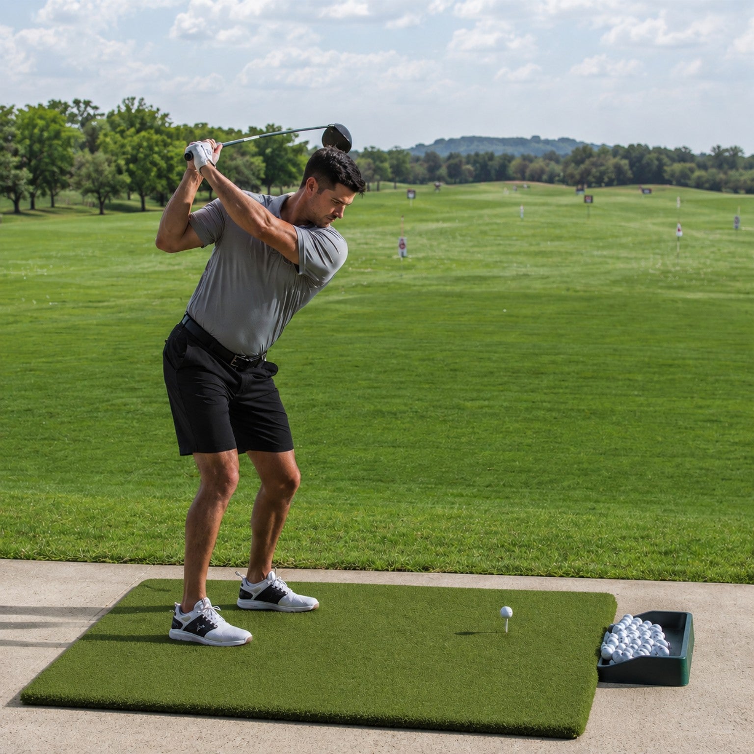 TeeStrike Premier 5'x5' Golf Driving Range Mat