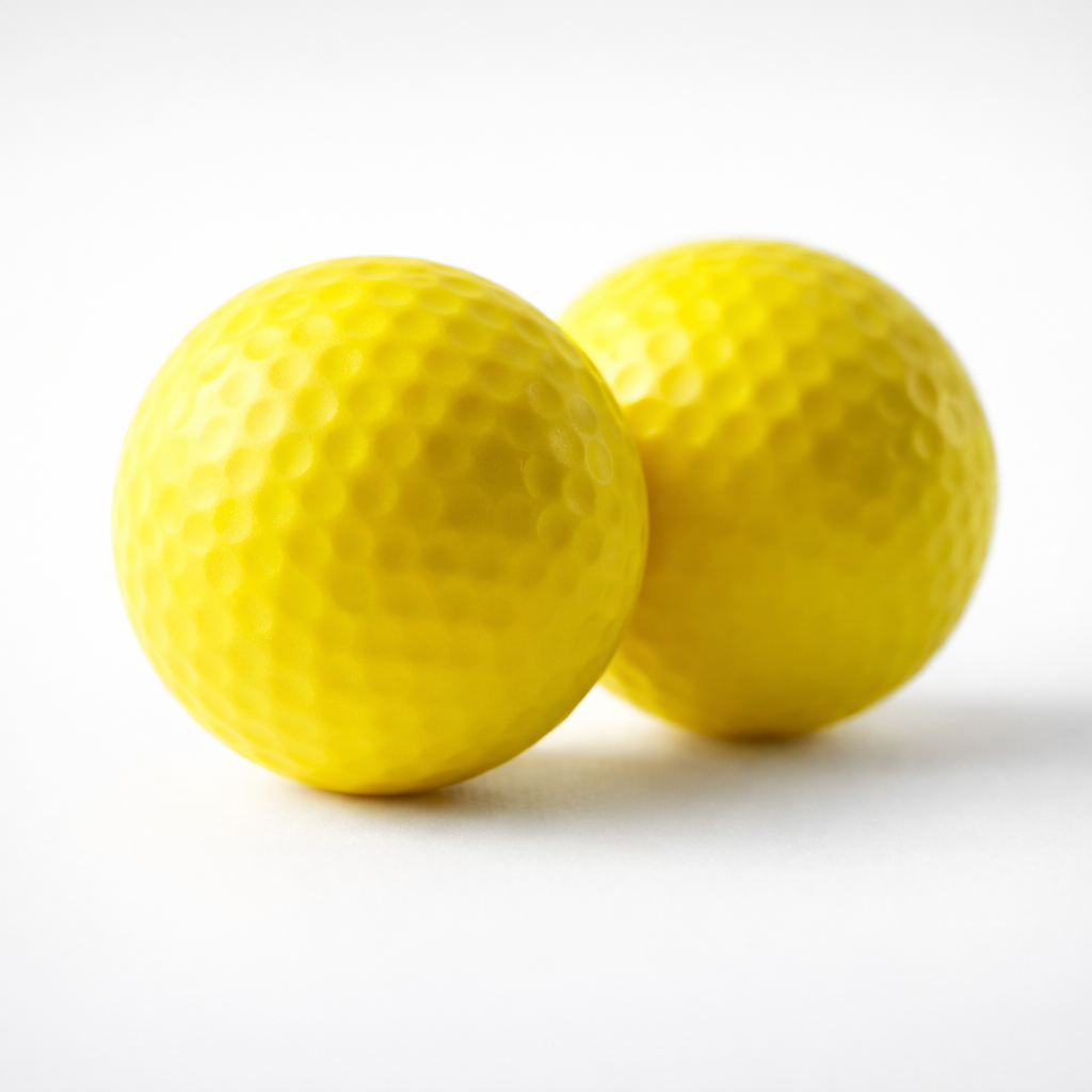Foam Golf Practice Balls (12 Pack) – Realistic Flight, Reduced Distance, Safe Indoor & Backyard Training