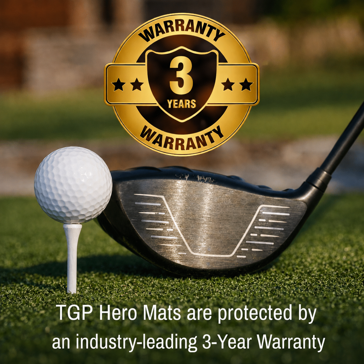 TGP Hero Golf Hitting Mat 3'x5'