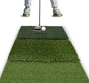 SmartStrike Compact Triple Turf Golf Mat 1'x2' - TheGolfersPick