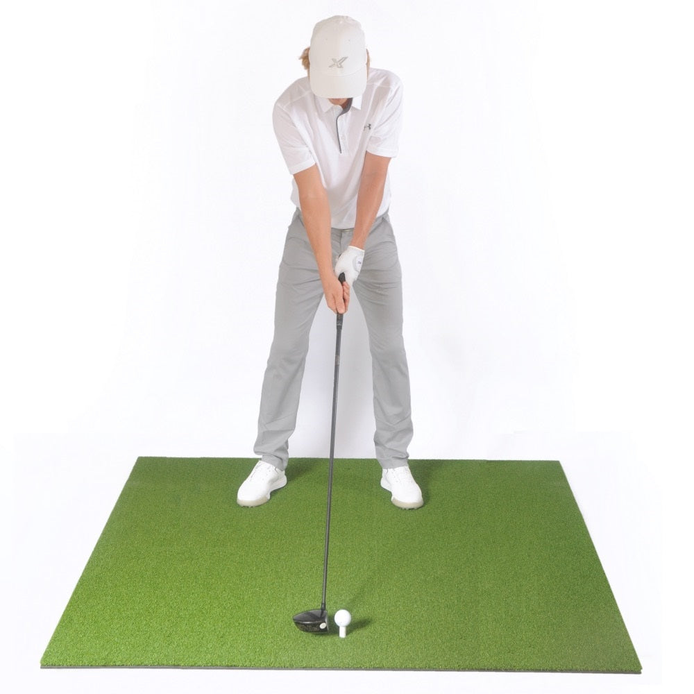 FairwayHero Premier Golf Mat 5'x5' | Portable Golf Hitting Practice Mat