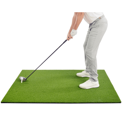 FairwayHero Champ Golf Mat 4'x5' | Portable Golf Hitting Practice Mat